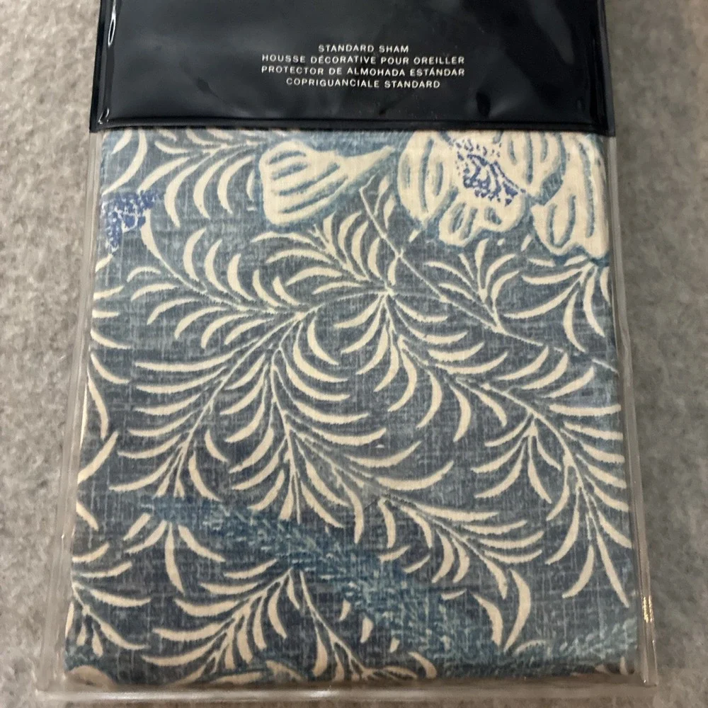 Ralph Lauren MEADOW LANE KALEY Blue Multicolor Standard Sham - NEW
